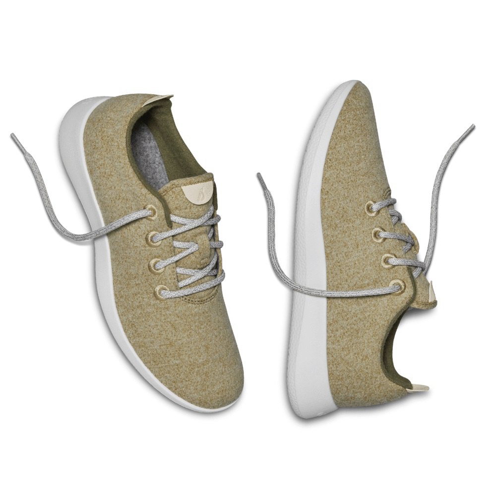 Allbirds Women\'s Sneakers Khaki - Wool Runners - 79528HLQF